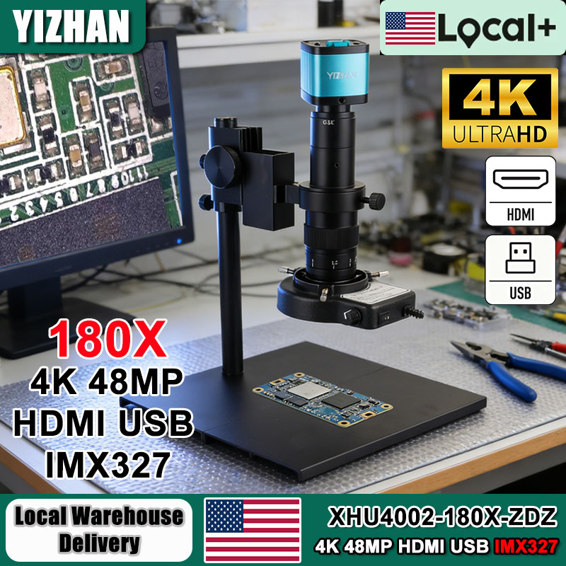 Electronics Repair Microscope - YIZHAN 180X Zoom Lens Digital Microscope