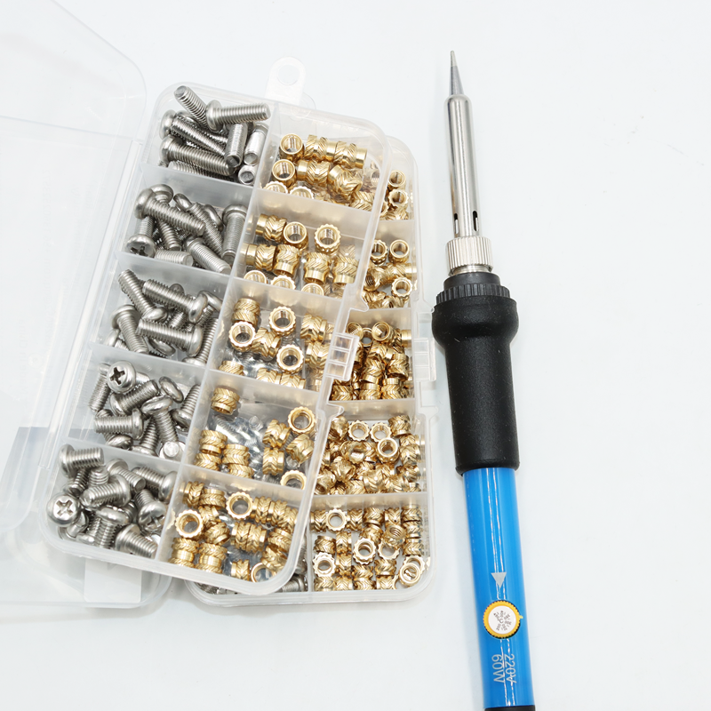 Electronics Repair Kit With Soldering Iron - M2 M3 M4 Heat Set Insert