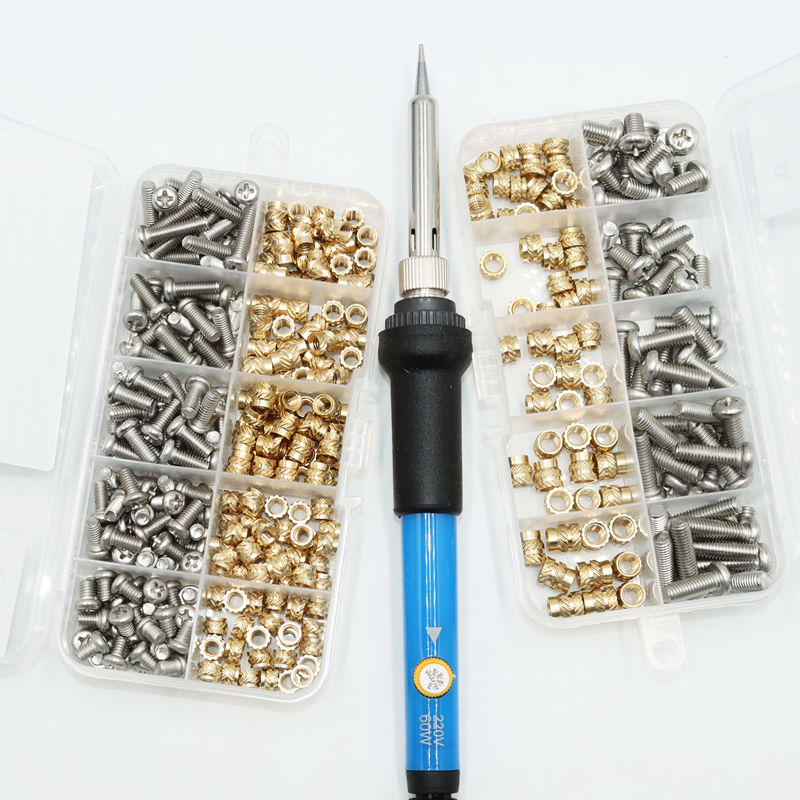 Heat Set Thread Brass Insert N - Electronics Repair Kit With Soldering Iron review and price
