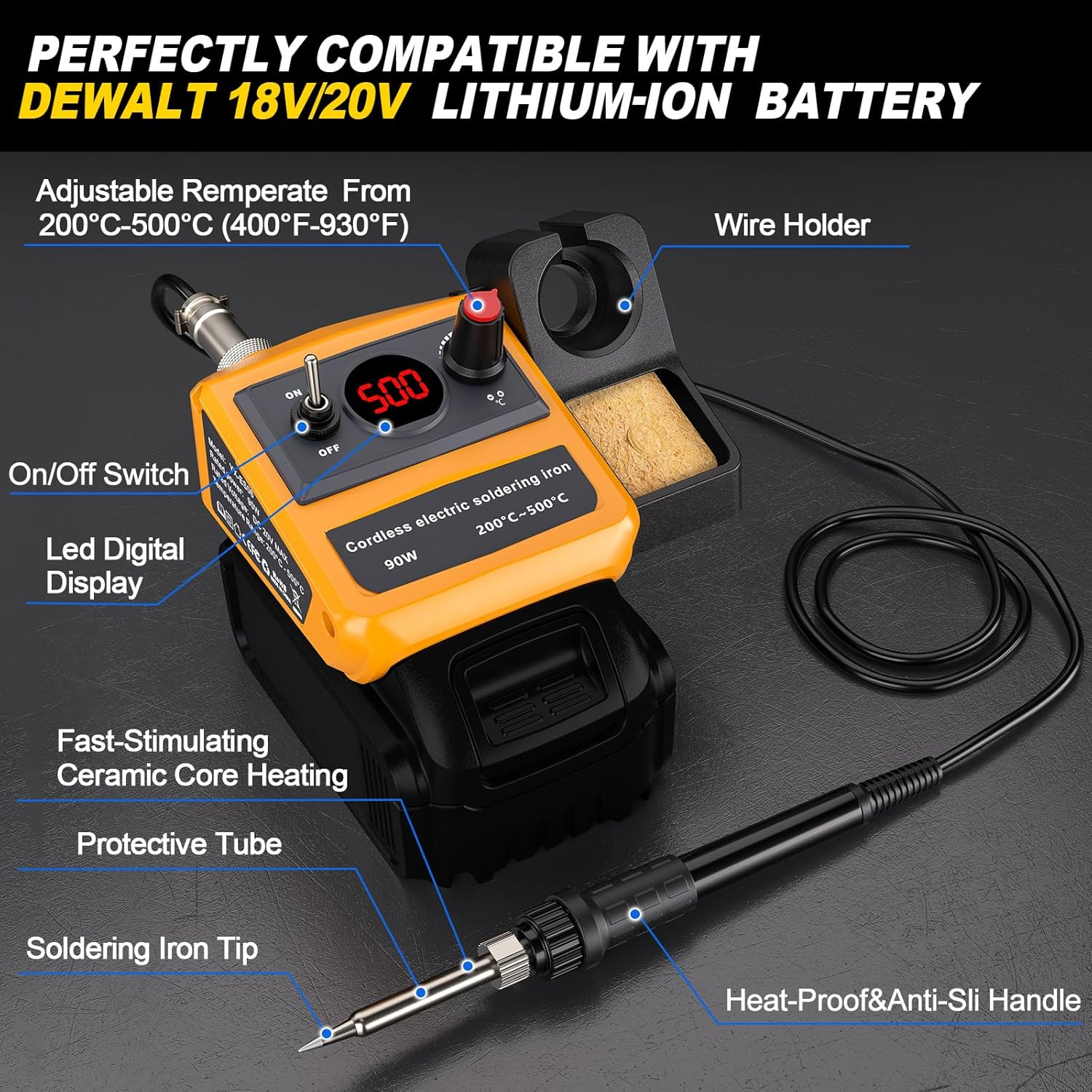 NEW Cordless Soldering Iron fo - Electronics Repair Kit With Soldering Iron review and price