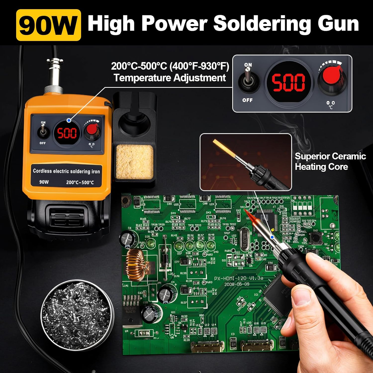 NEW Cordless Soldering Iron fo - Electronics Repair Kit With Soldering Iron review and price