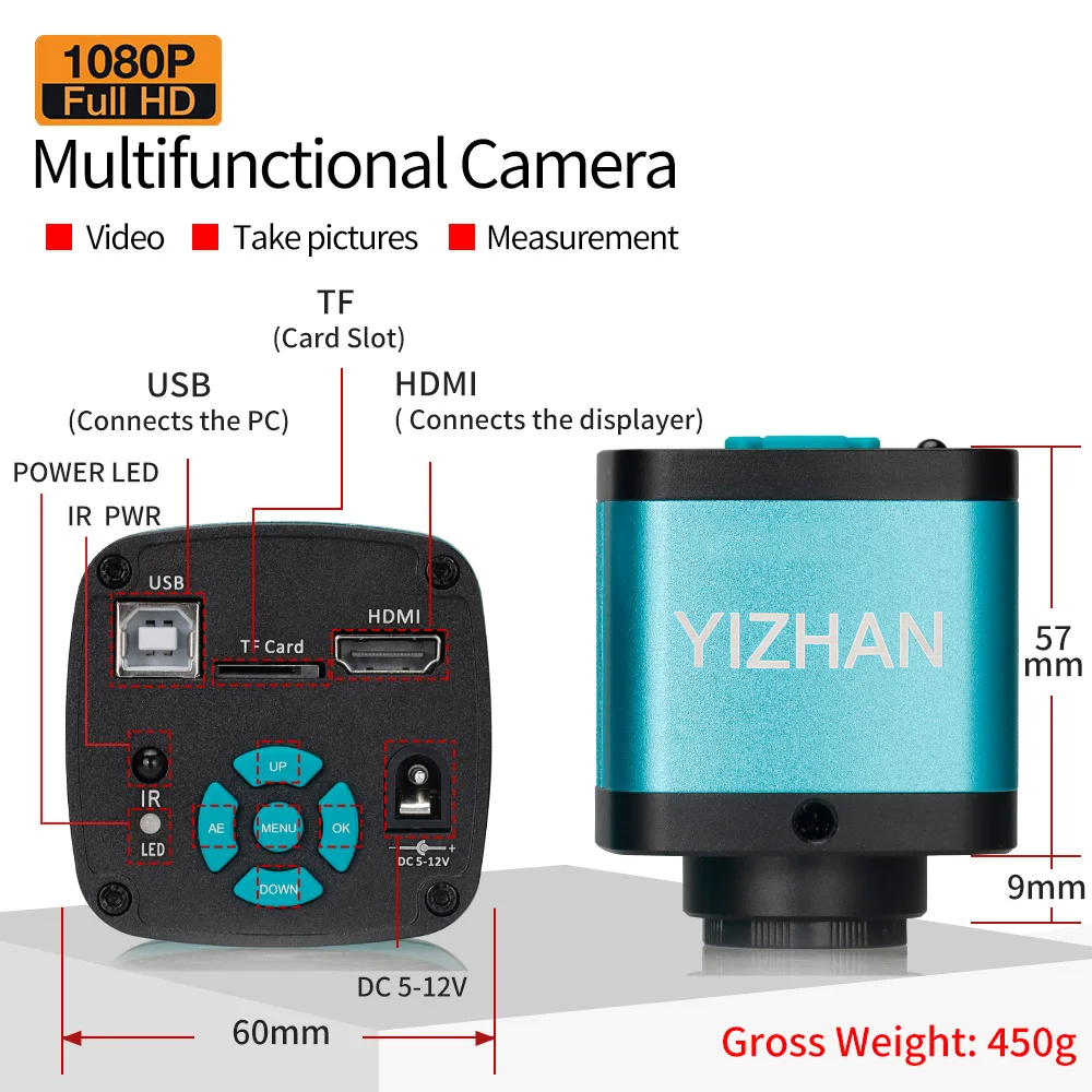 YIZHAN 180X Zoom Lens Digital  - Electronics Repair Microscope review and price