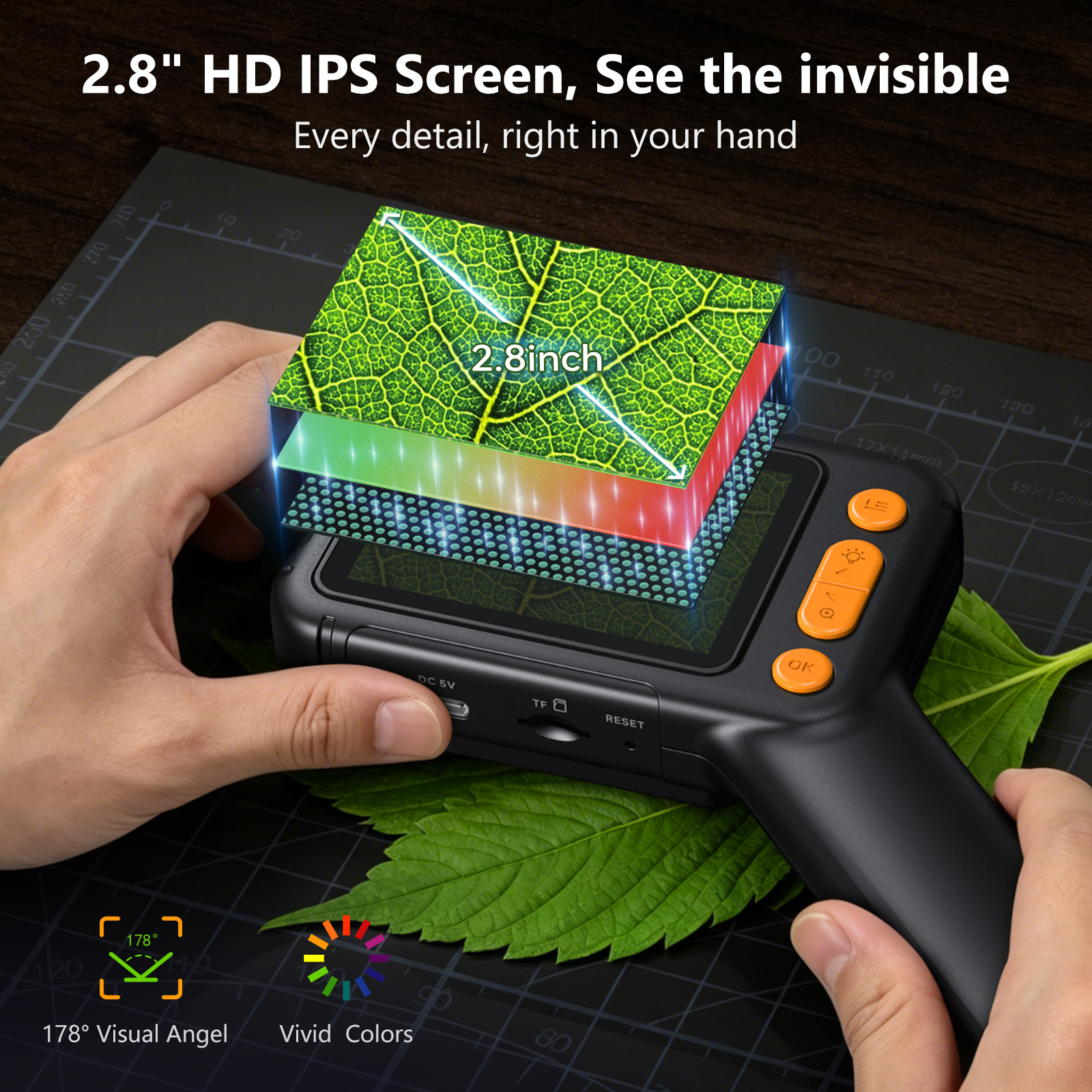 2.8inch Digital Microscope 100 - Electronics Repair Microscope review and price