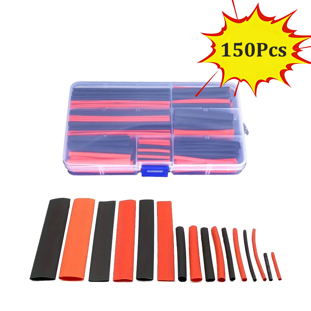 150Pcs 2:1 Heat Shrink Tubing  - Electronics Repair Youtube review and price