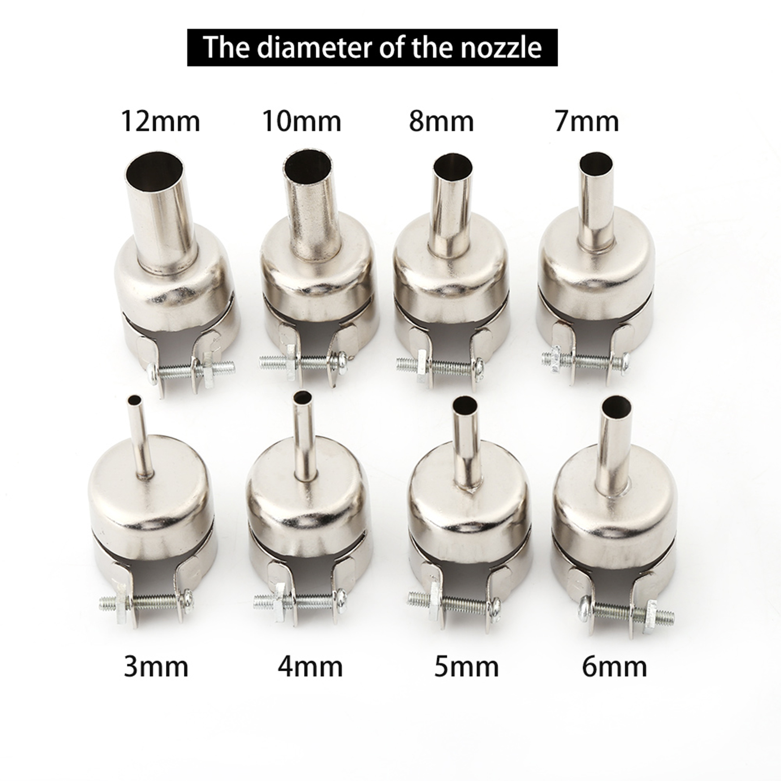 8pcs/Set Heat Gun Nozzle Kit   - Electronics Repair Youtube review and price