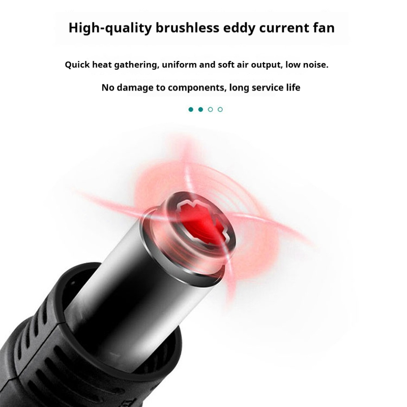 Kanoyu 8858 hot air gun, porta - Electronics Repair Youtube review and price