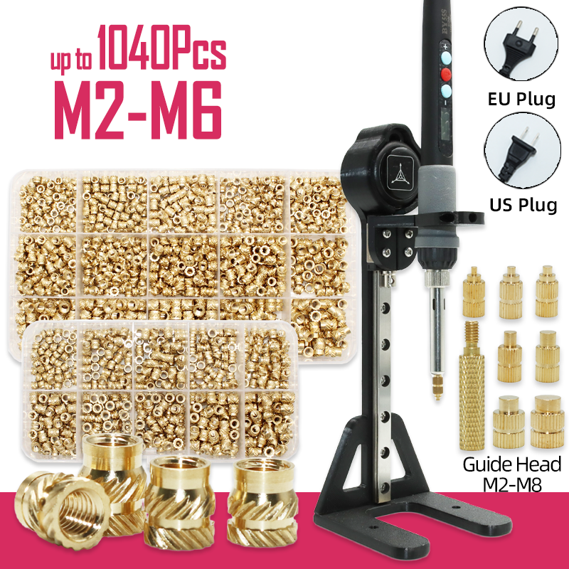 Heat Set Insert Press Tool Kit - Electronics Repair Kit With Soldering Iron review and price