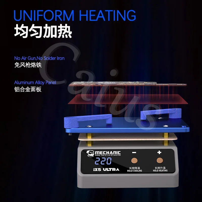 MECHANIC IX5 Ultra Preheating  - Electronics Repair Table review and price
